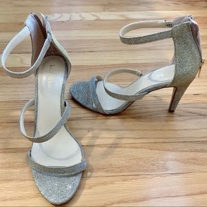 Strappy sparkle heels, Kelly & Katie